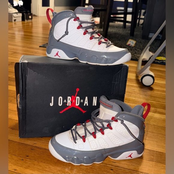 Jordan Other - Jordan 9 Retro Mid Fire Red Size 6Y